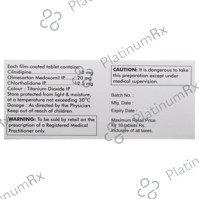 Nulong Trio 12.5/10/20mg Tablet 10s