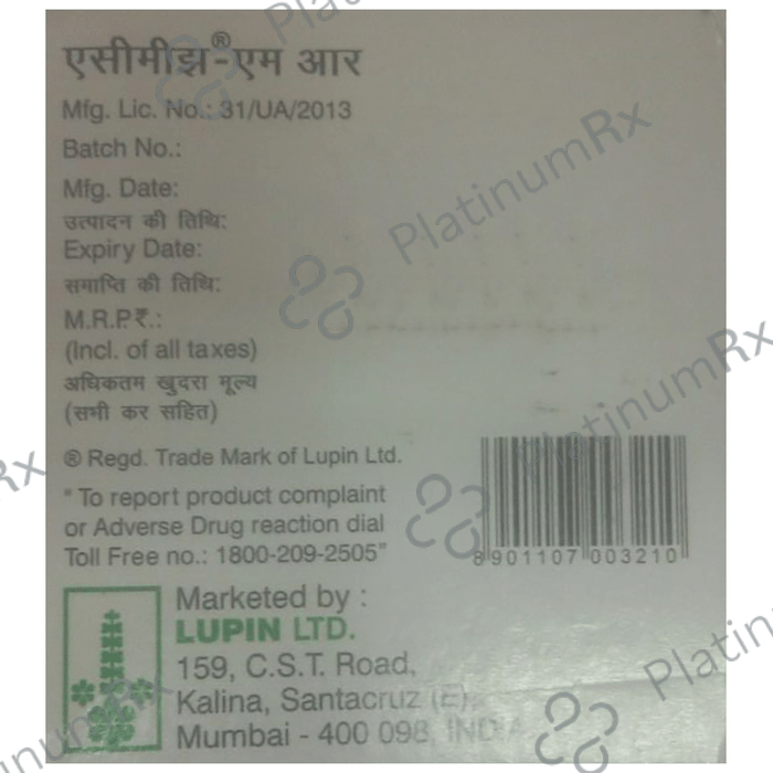 Acemiz MR 100/250/325mg Tablet 10s