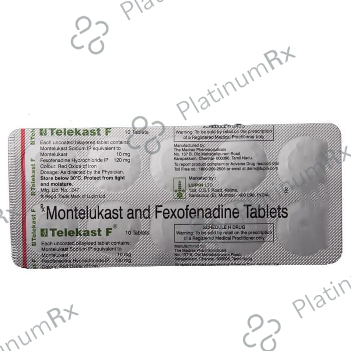 Telekast F 10/120mg Tablet 15s