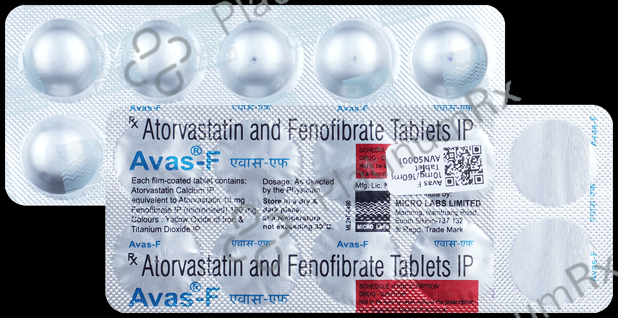 Avas F 10/160mg Tablet 10s