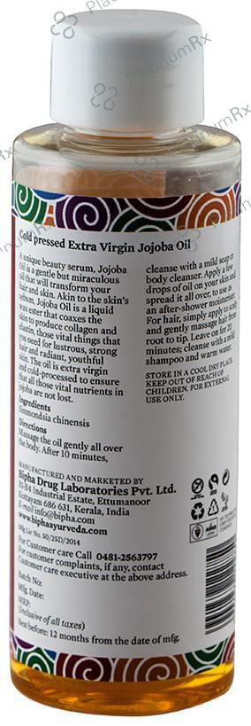 Bipha Ayurveda Cold Pressed Extra Virgin Jojoba Oil