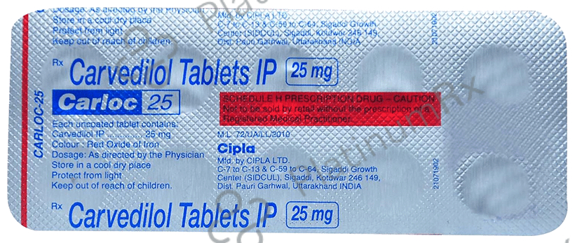 Carloc 25mg Tablet 10s
