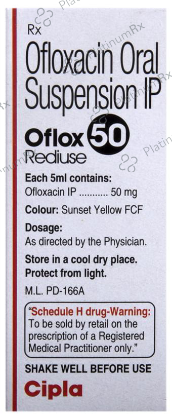 Oflox 50mg Suspension 60ml