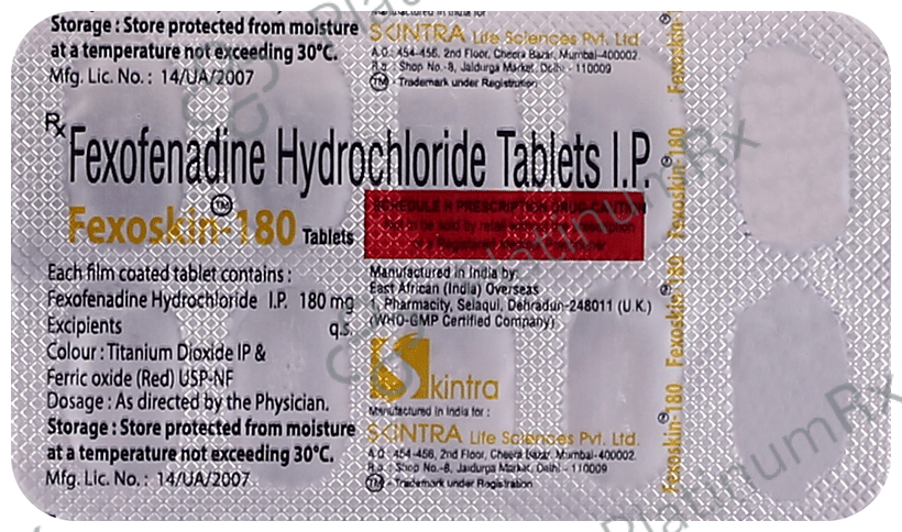 Fexoskin 180 Tablet