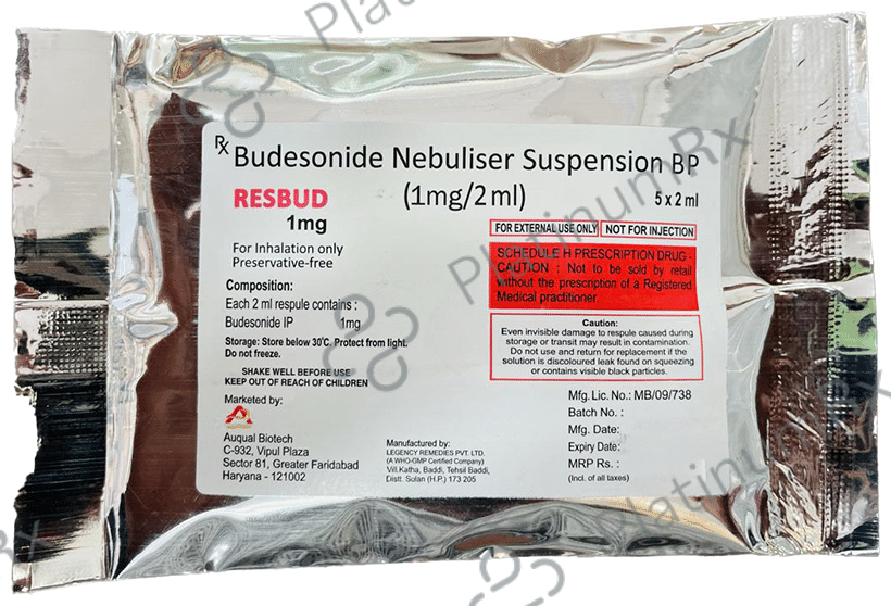 Resbud 1mg Respules(2ml Each)