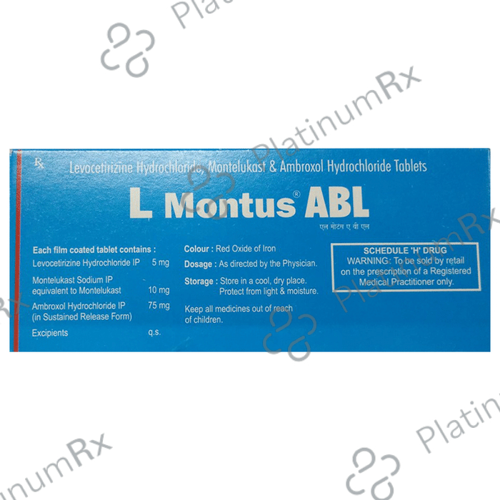 L Montus Abl 75/5/10mg Tablet SR 10s