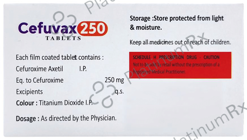 Cefuvax 250mg Tablet