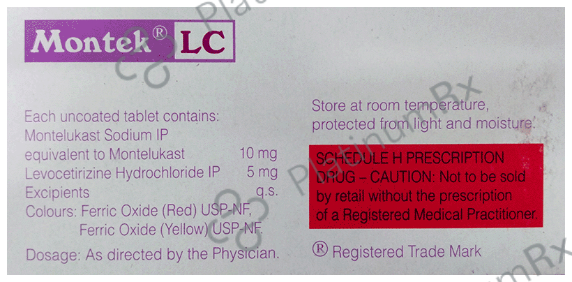 Montek LC 5/10mg Tablet 15s