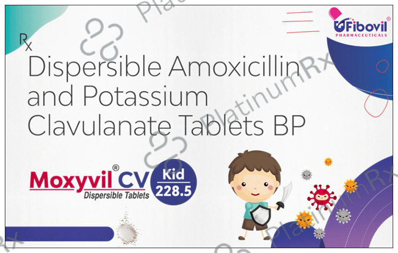 Moxyvil CV Kid 228.5 Tablet DT