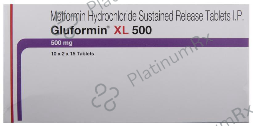 Gluformin XL 500mg Tablet 15s