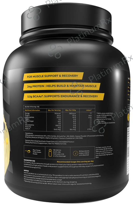 Zeelab 100% Whey Protein Powder Mango Lassi