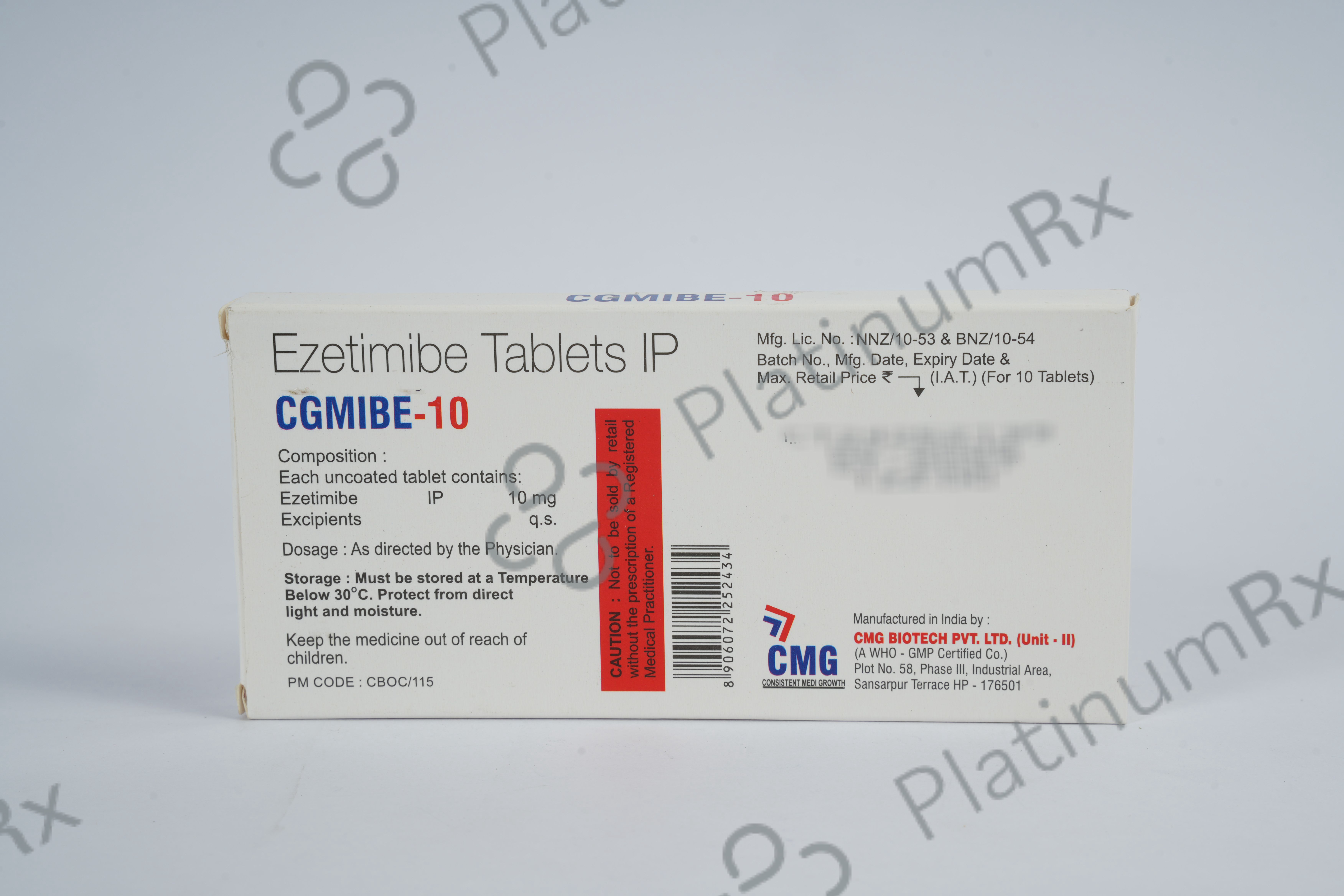 Cgmibe 10mg Tablet 10s