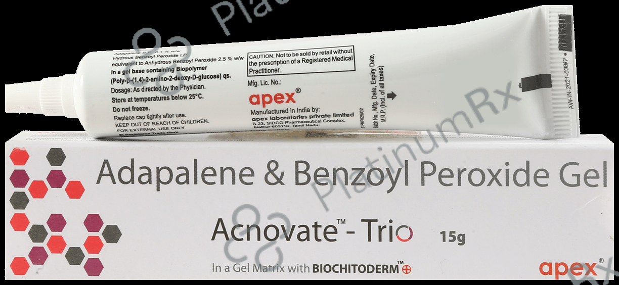 Acnovate Trio Gel 15gm