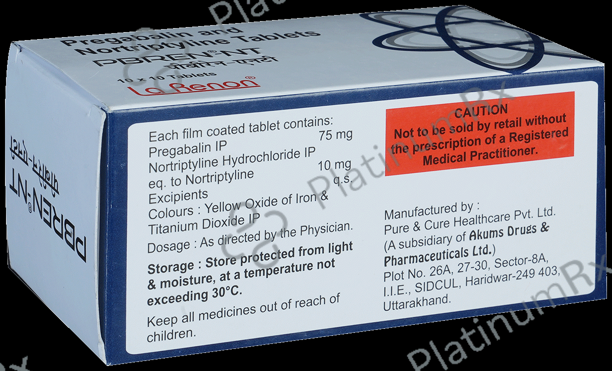 Pbren NT 75mg/10mg Tablet