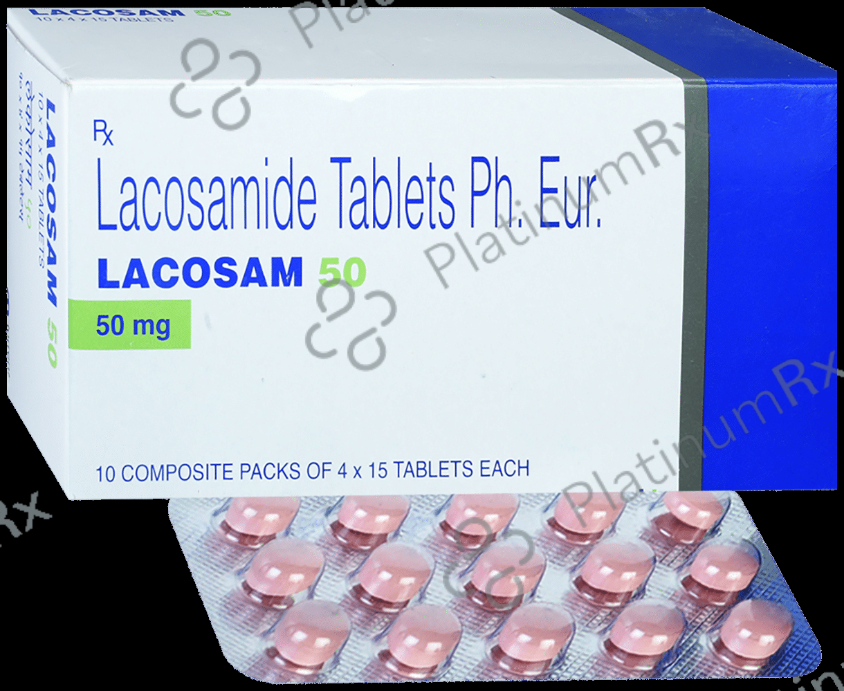 Lacosam 50mg Tablet 15s