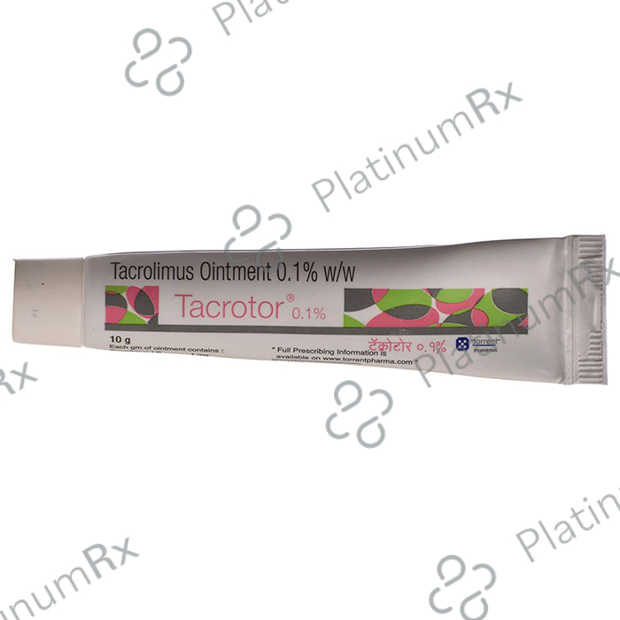 Tacrotor 0.1% Ointment 10gm