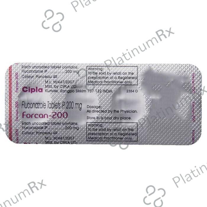 Forcan 200mg Tablet 4s