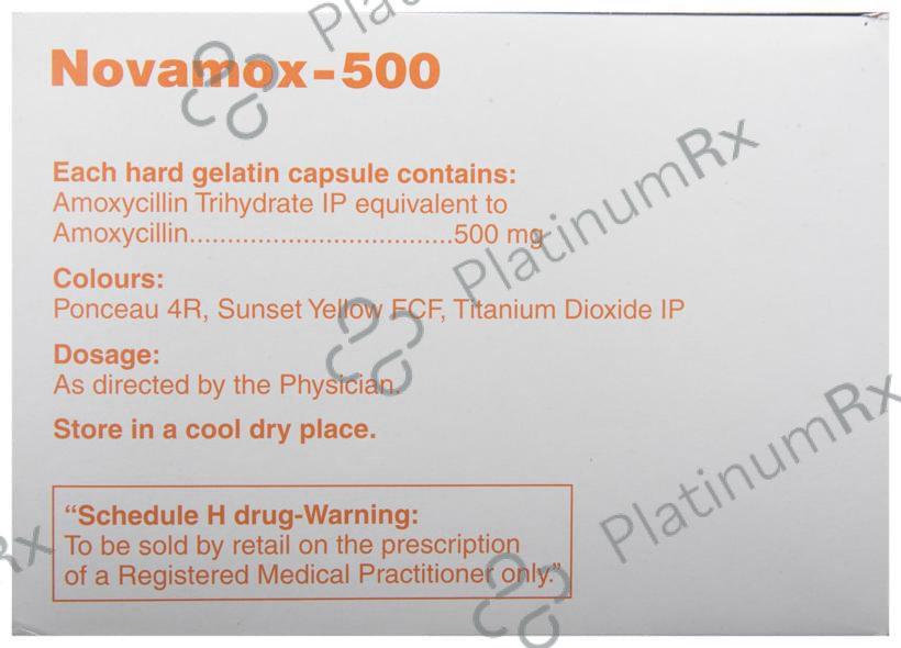 Novamox 500mg Capsule 15s