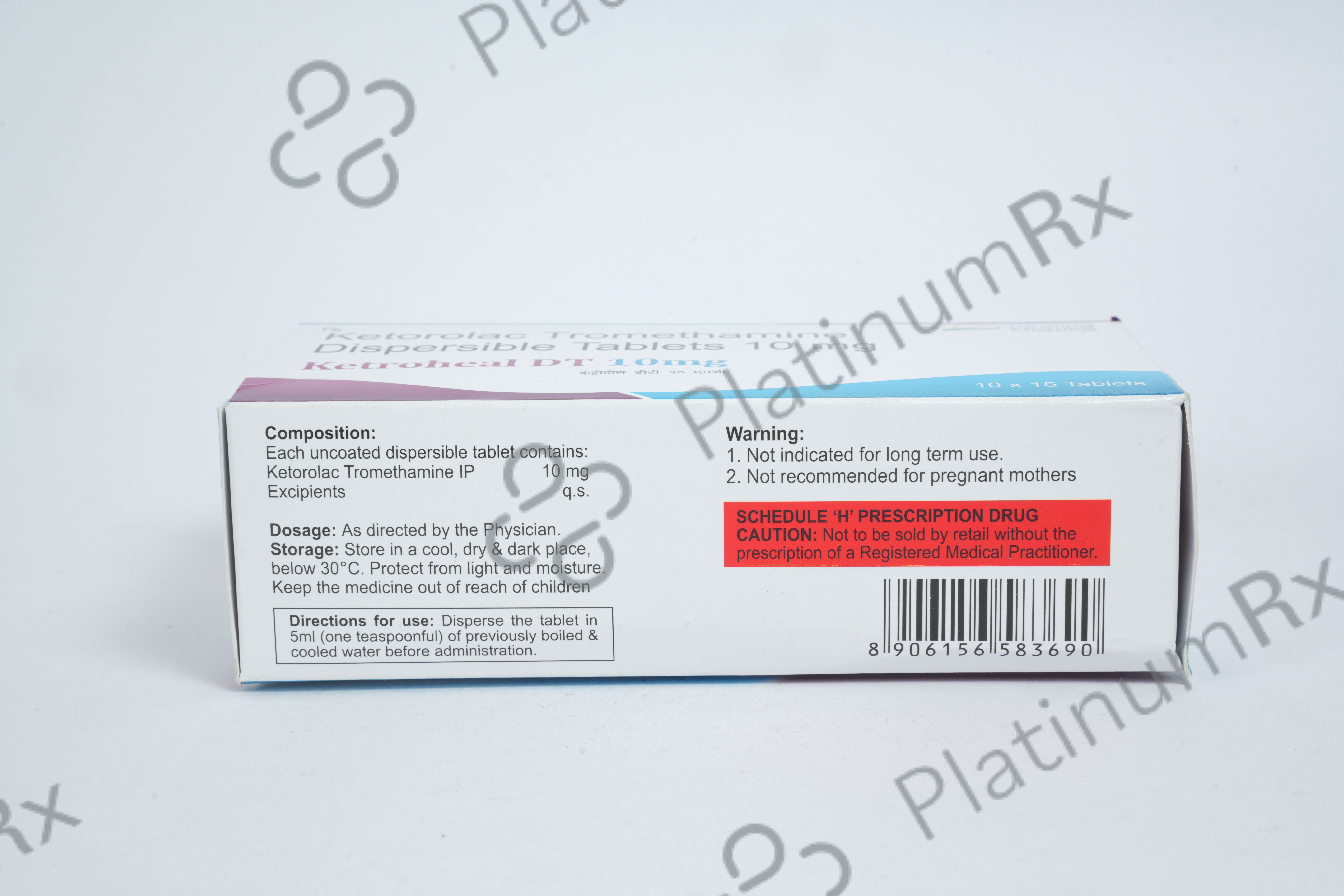 Ketroheal DT 10mg Tablet 15s