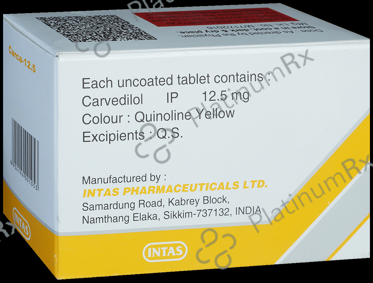 Carca 12.5mg Tablet 15s