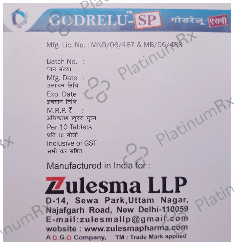 Godrelu-SP Tablet