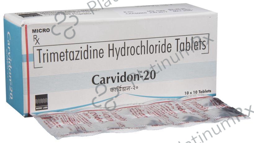 Carvidon 20mg Tablet 10s