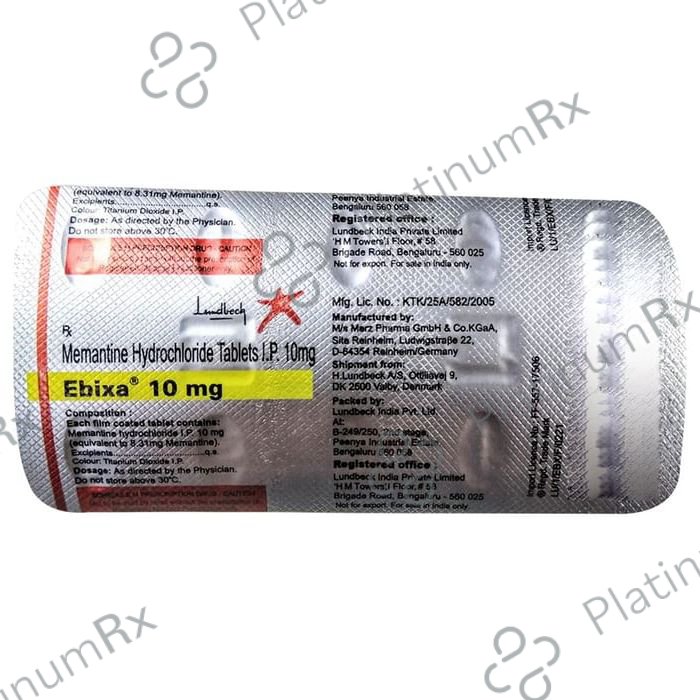 Ebixa 10mg Tablet 10 Tablet