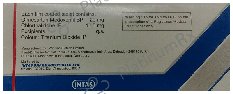 Olmark CT 20 Tablet