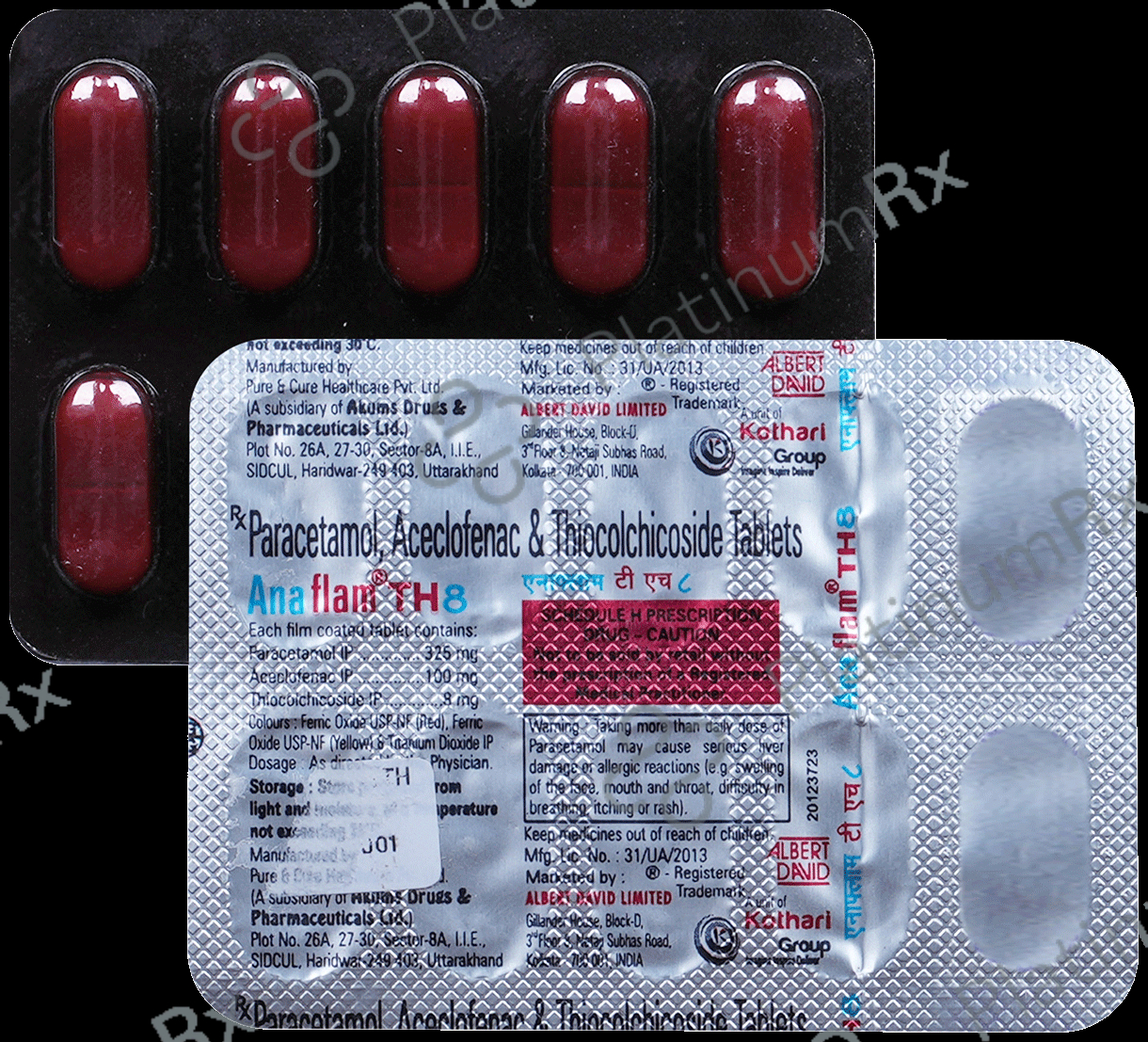 Anaflam TH 8 Tablet