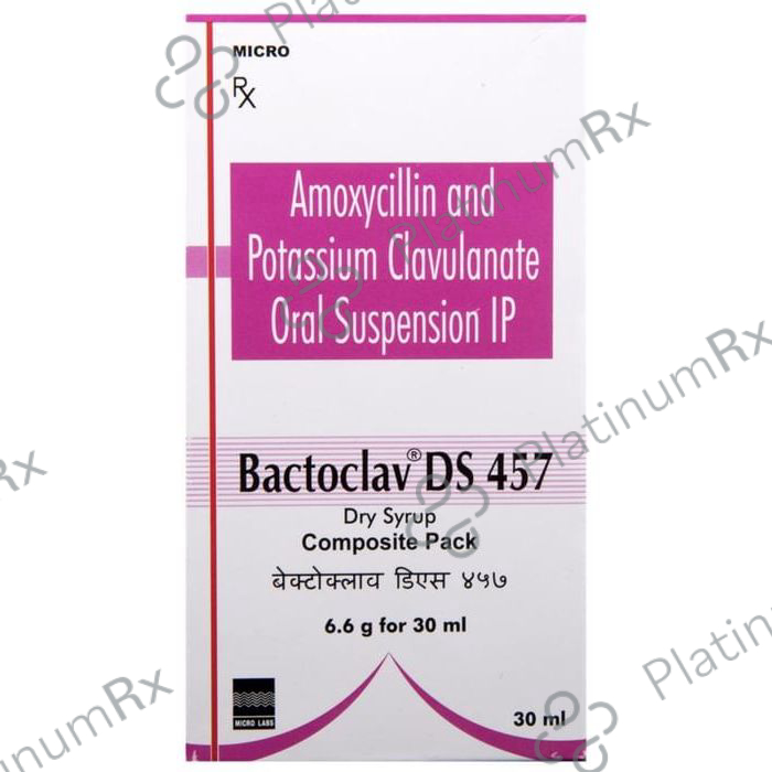 Bactoclav DS 457mg Dry Syrup 30ml