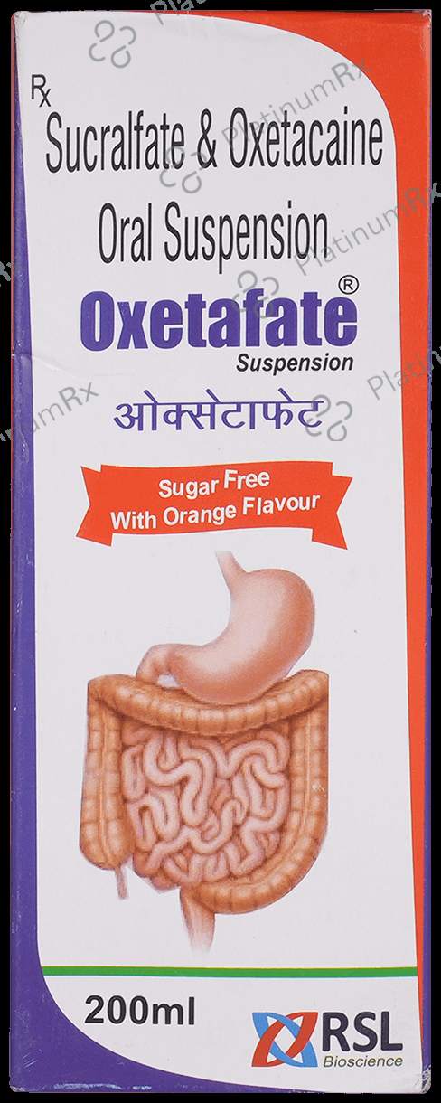 Oxetafate Oral Suspension Orange Sugar Free