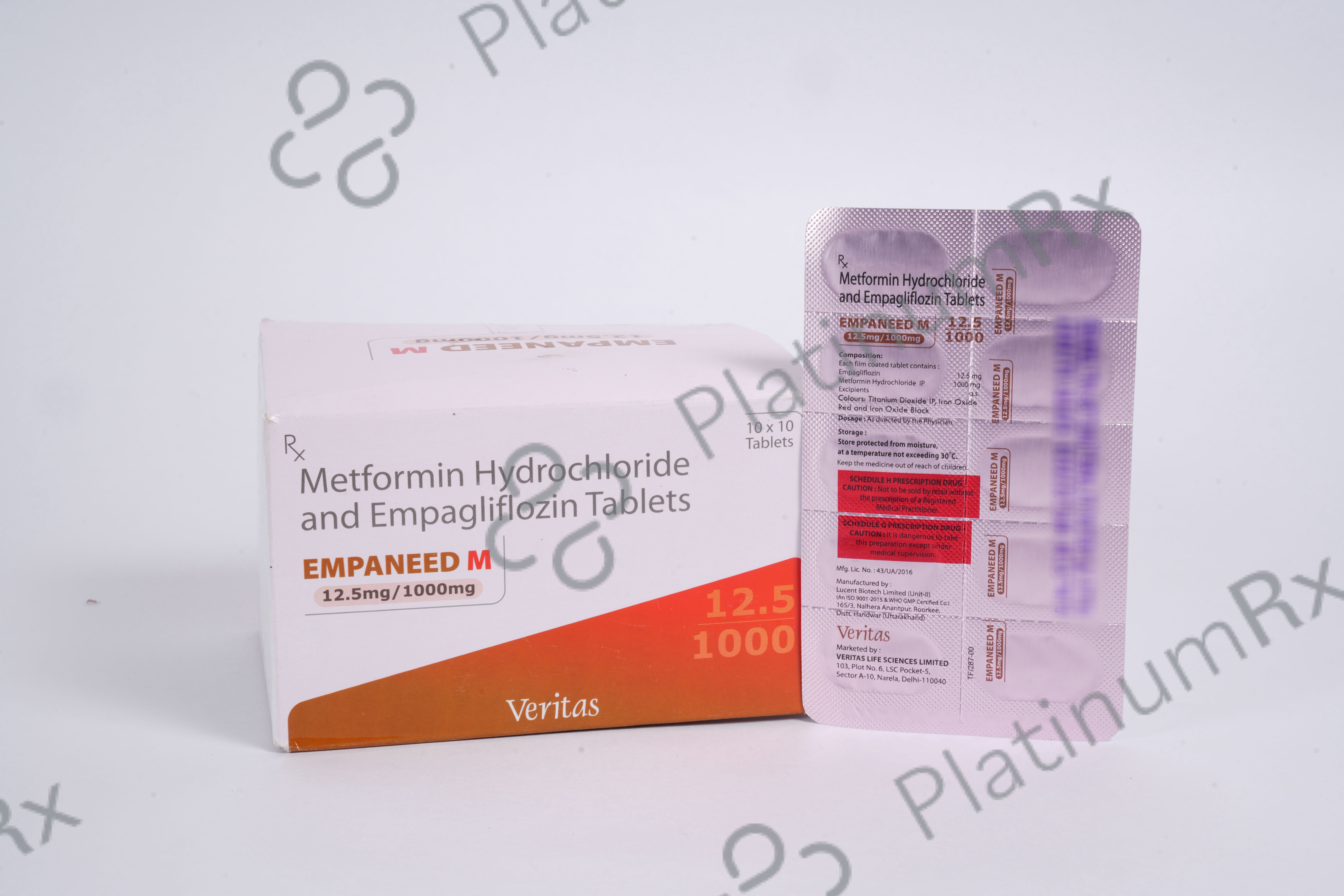 Empaneed M 12.5/1000mg Tablet 10s