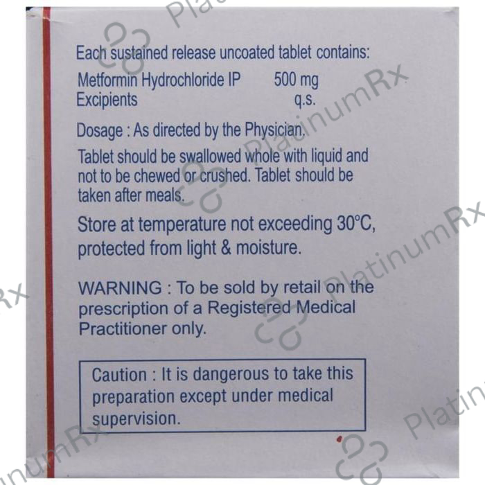Riomet OD SR 500mg Tablet 15s
