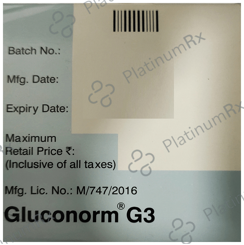 Gluconorm G 3/500mg Tablet PR 15s