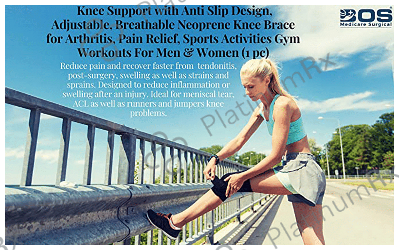 Bos Medicare Surgical Knee Support Wraparound Adjustable Medium