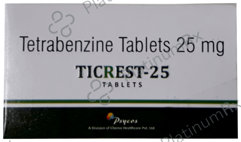 Ticrest 25mg Tablet 10s