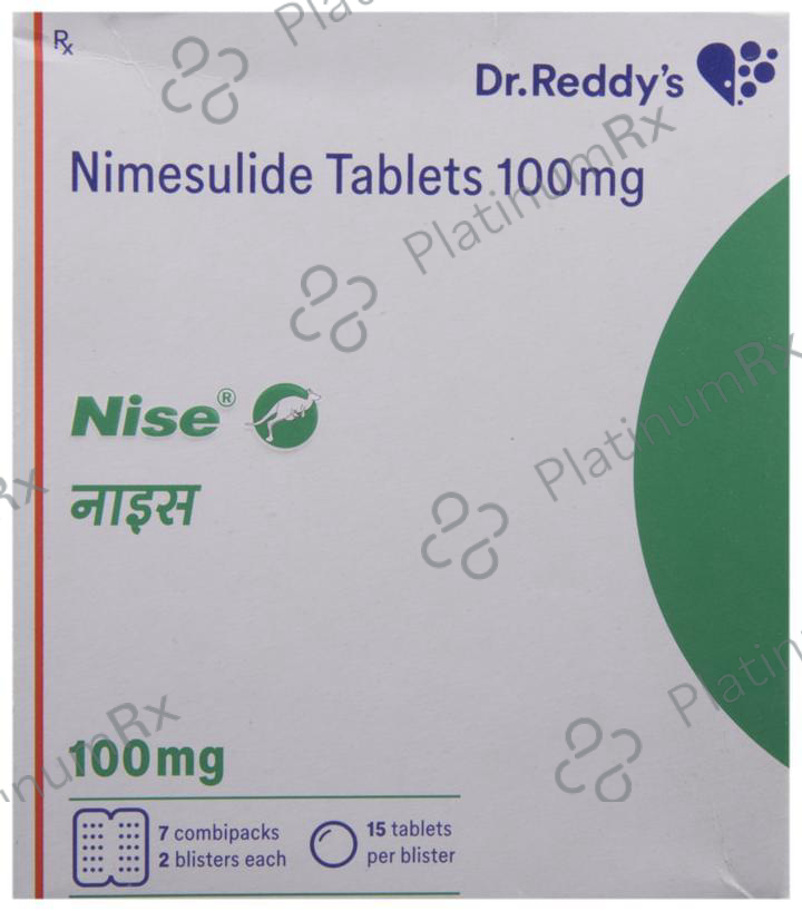 Nise 100mg Tablet 15s