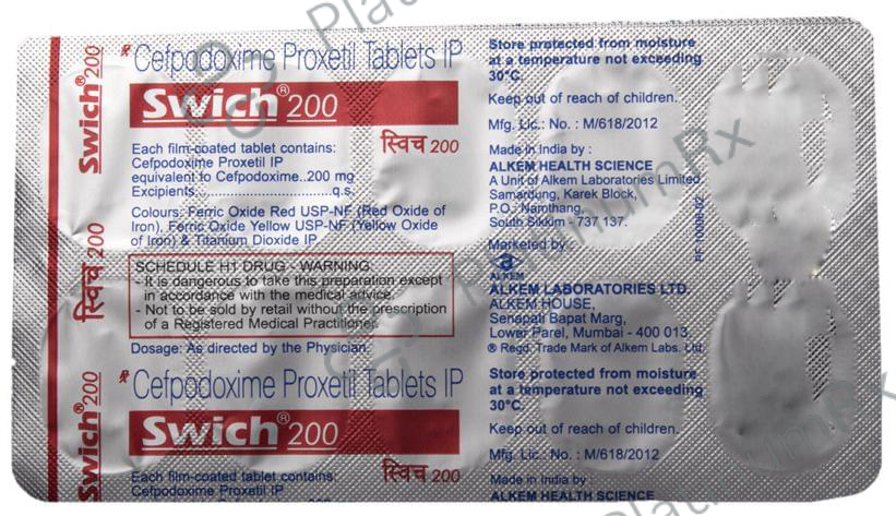 Swich 200mg Tablet 10s