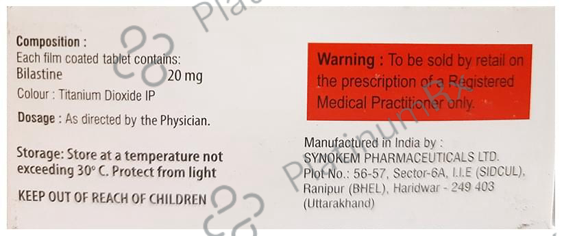 Satmine 20 Tablet