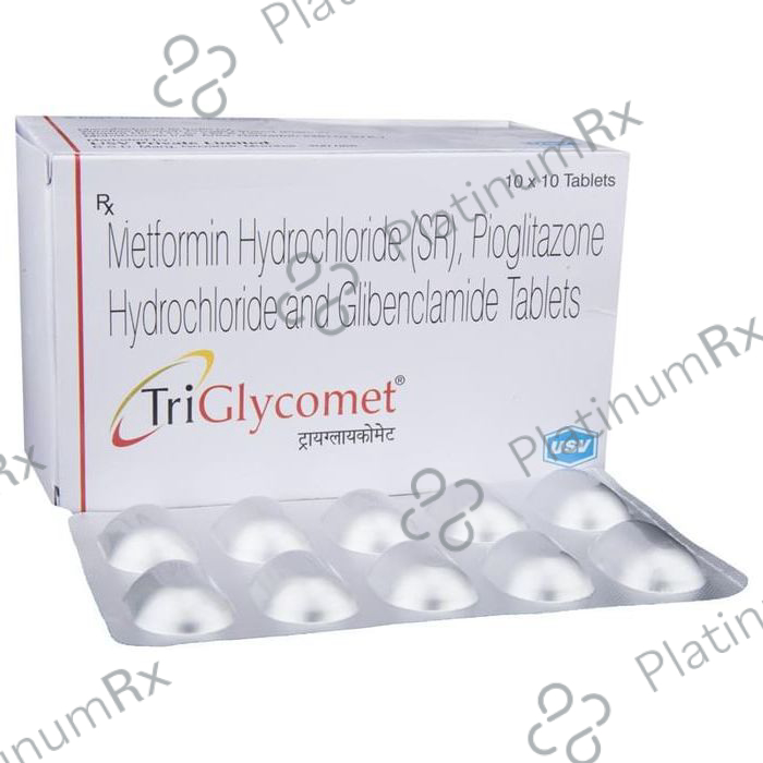 Triglycomet 5/500/15mg Tablet SR 10s