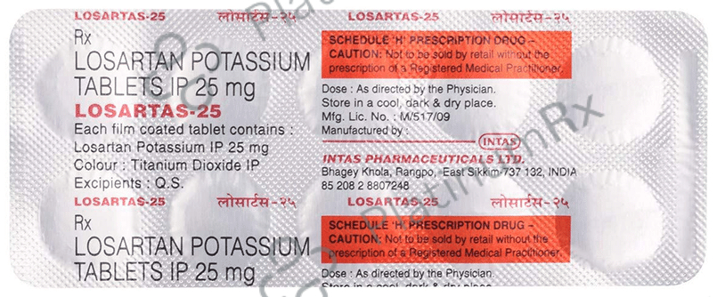 Losartas 25 Tablet