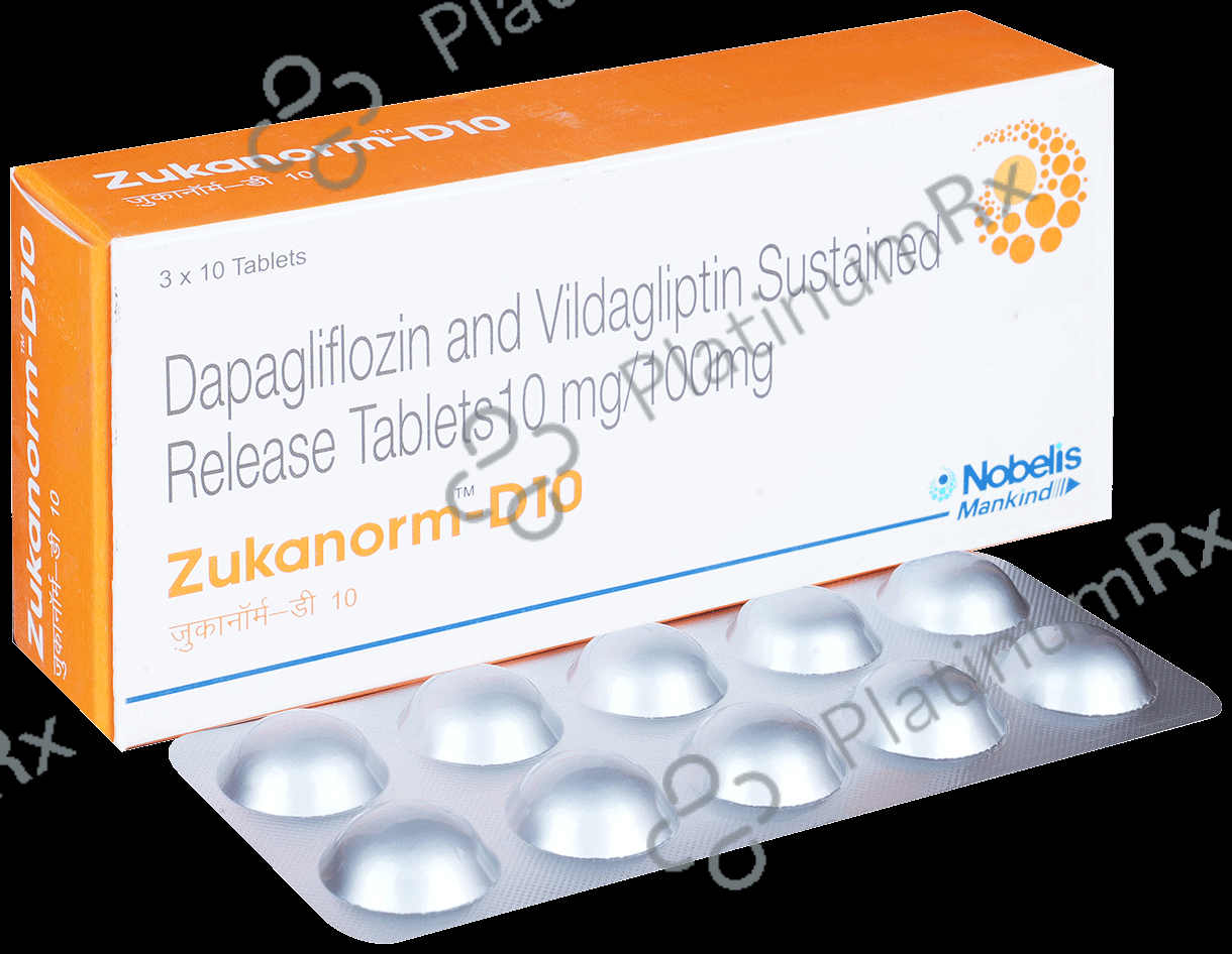 Zukanorm D 10/100mg Tablet 10s