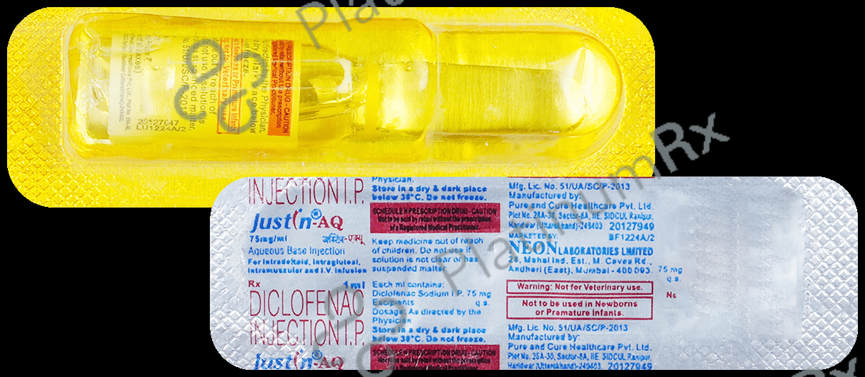 Justin AQ 75mg Injection 1ml