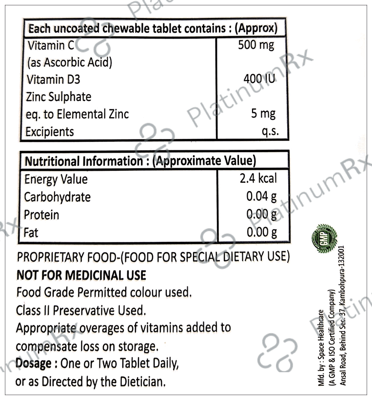 Gud-C Chewable Tablet 15s