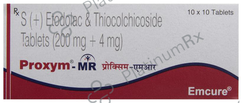 Proxym MR 200/4mg Tablet 10s