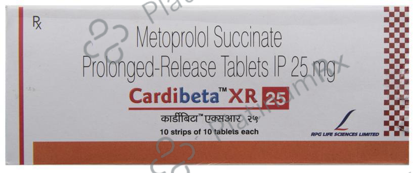 Cardibeta XR 25mg Tablet 10s