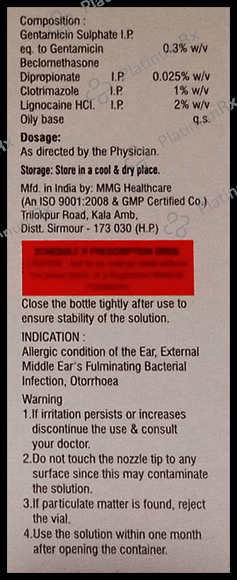 Biotic-O Ear Drop
