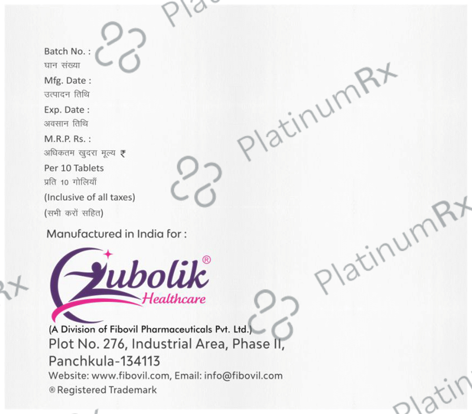 Zubcoxia P 60mg/325mg Tablet