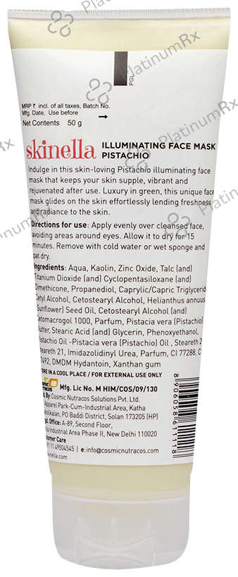 Skinella Face Mask Pistachio