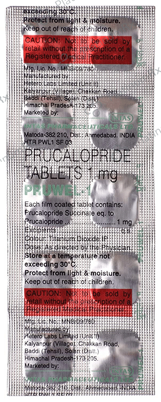 Pruwel 1mg Tablet 10s